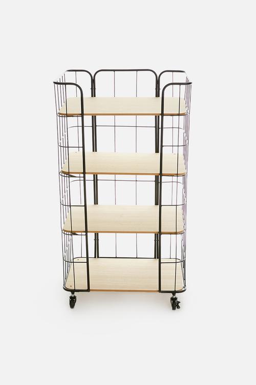 Metal display rack - black