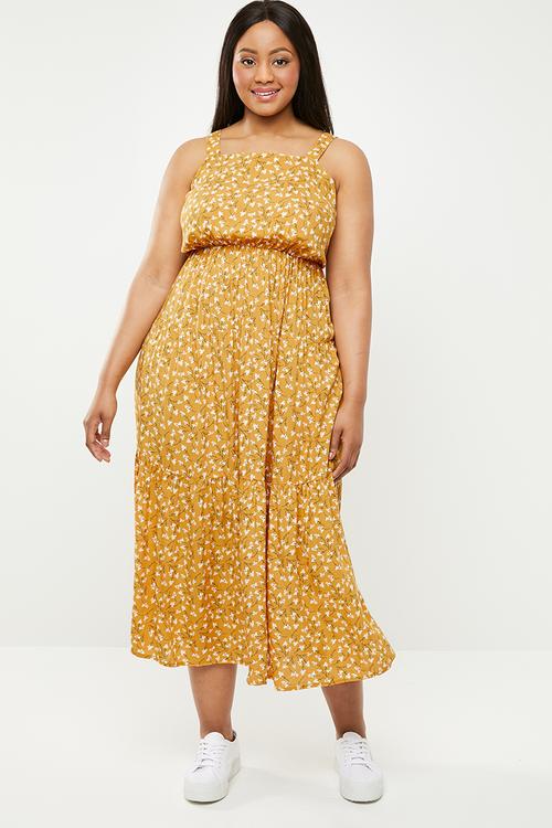 Ditsy maxi dress - multi