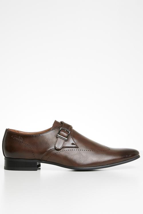 Lucas monk strap shoe - brown