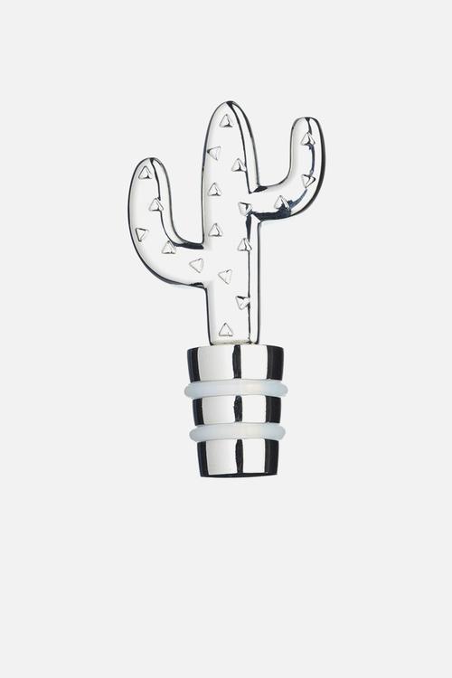 Tropical bottle stopper - silver 