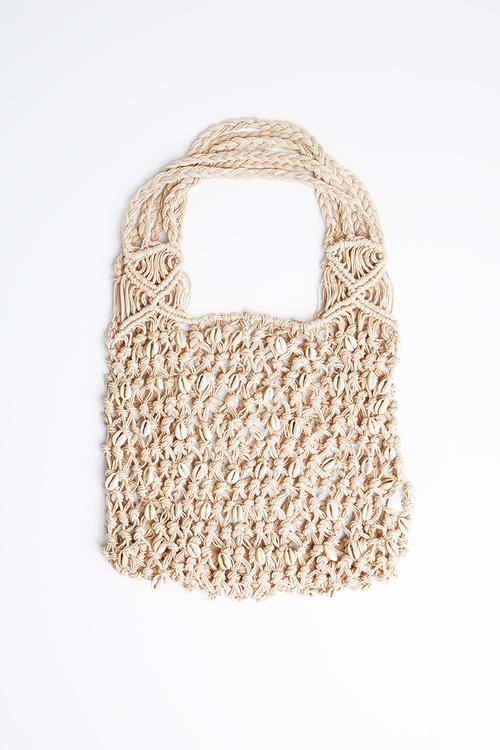 Seashell net bag - neutral