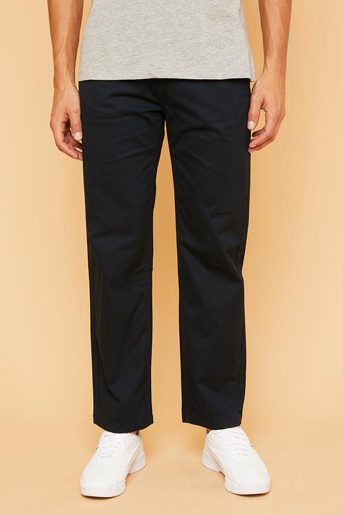 Wide leg chino - navy