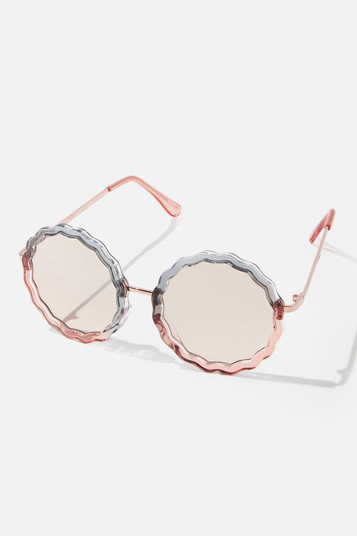 Polly oval sunglasses -pink & blue 