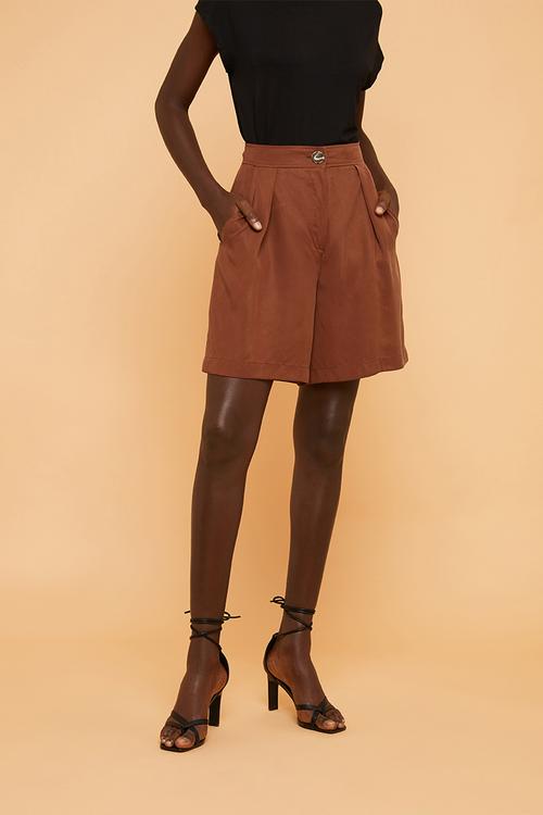 Volume shorts - brown