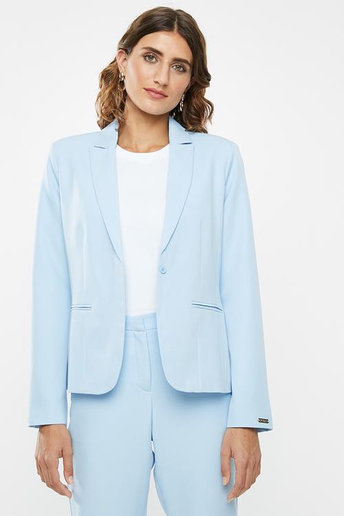Tessa basic suit blazer - blue