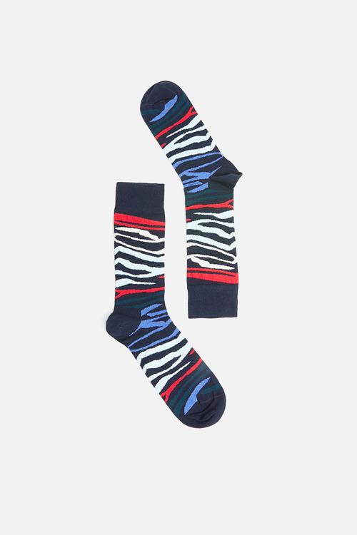 Multi zebra sock - multi