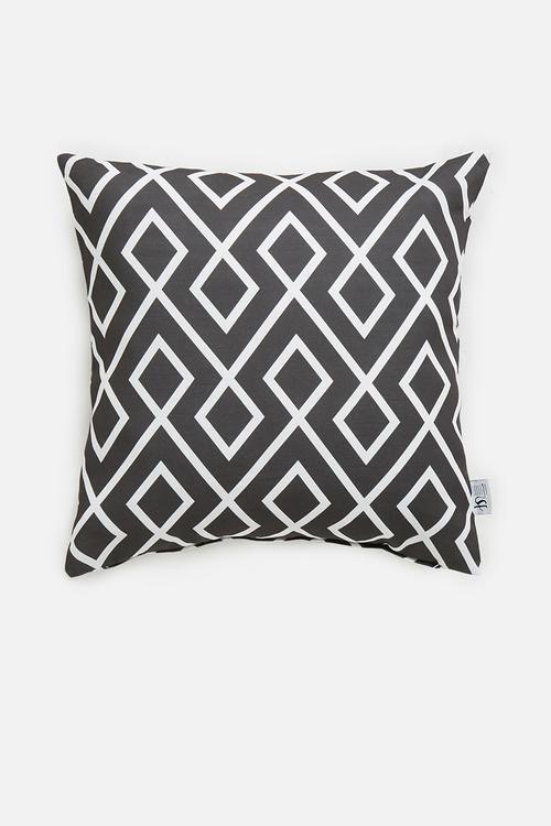 Gem cushion cover - black