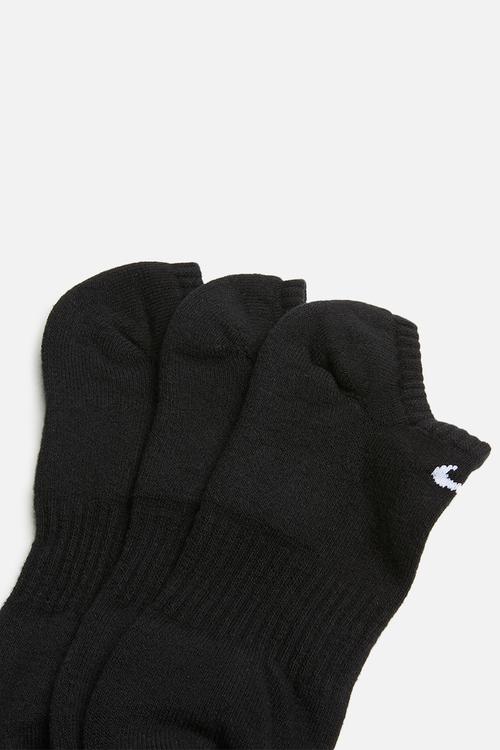 Everyday cushion no show socks - black