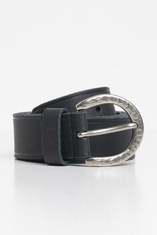 Charlie leather belt - black