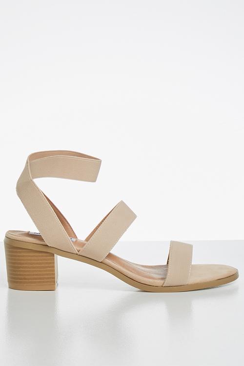 Jayde ankle strap heel - neutral