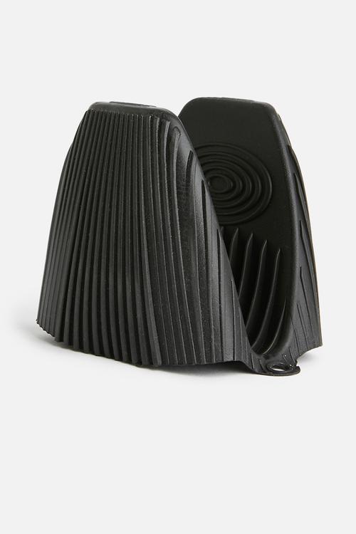 Silicone oven glove - black