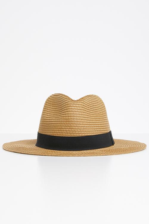 Hailie straw hat - neutral