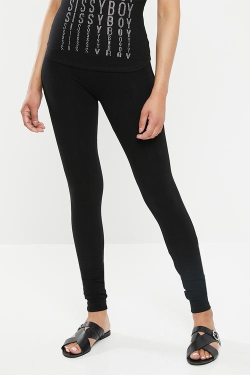 Peaches: sculpt knit shaper jegging - black