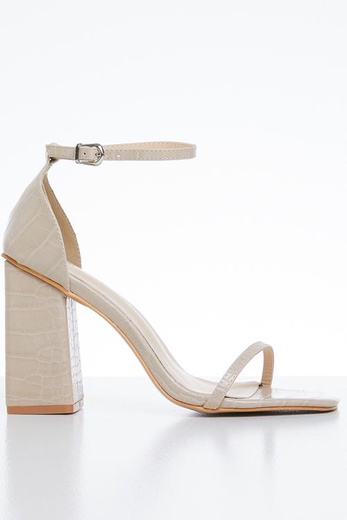 Croc barely there heel - neutral