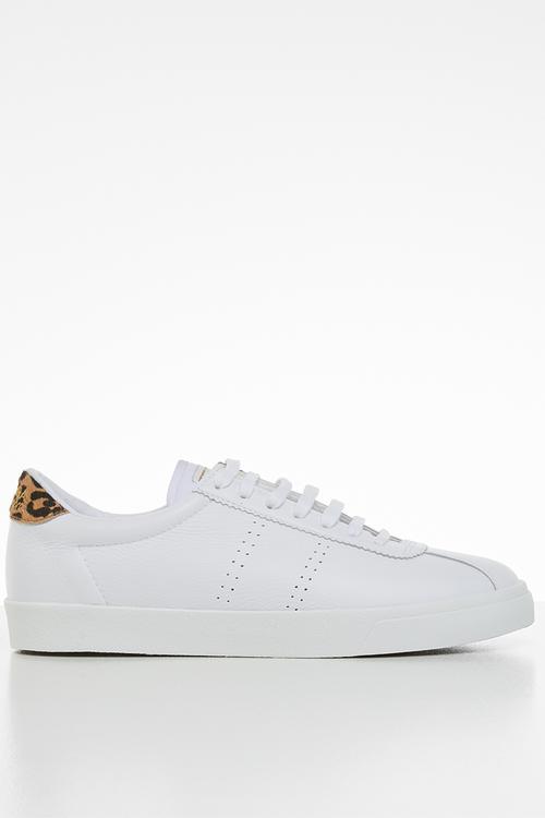 2843 club 's' - white & leopard
