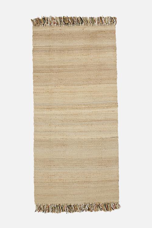 Maikai jute runner - multi/natural