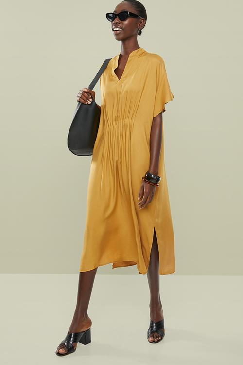 Kaftan dress - yellow