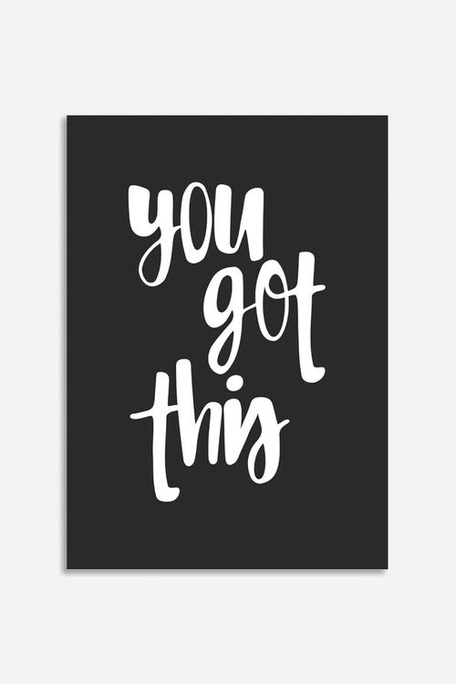 You got this