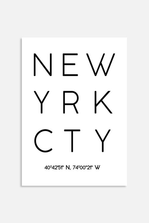 NY coordinates