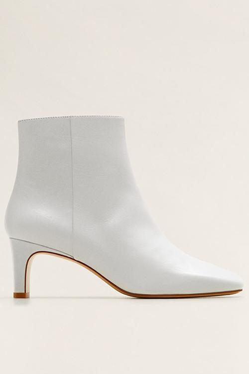 Marcus leather ankle boot - white