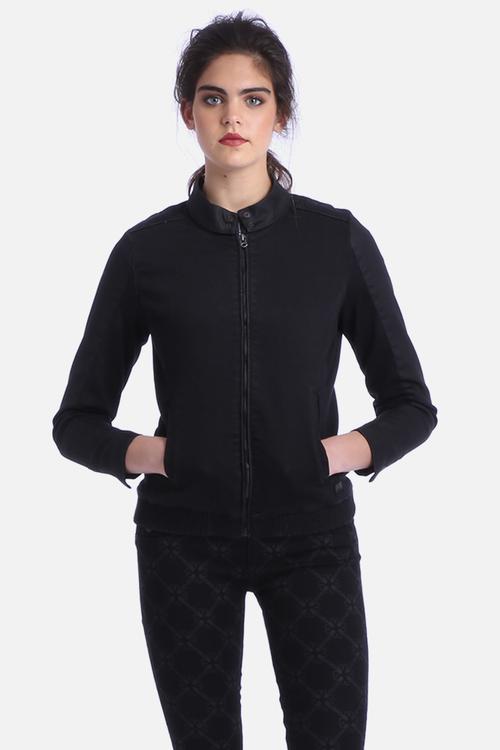 Raw For the Oceans Denim Bomber Jacket