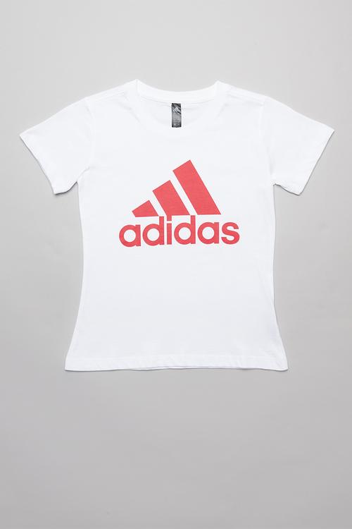 Short sleeve tee - white & pink