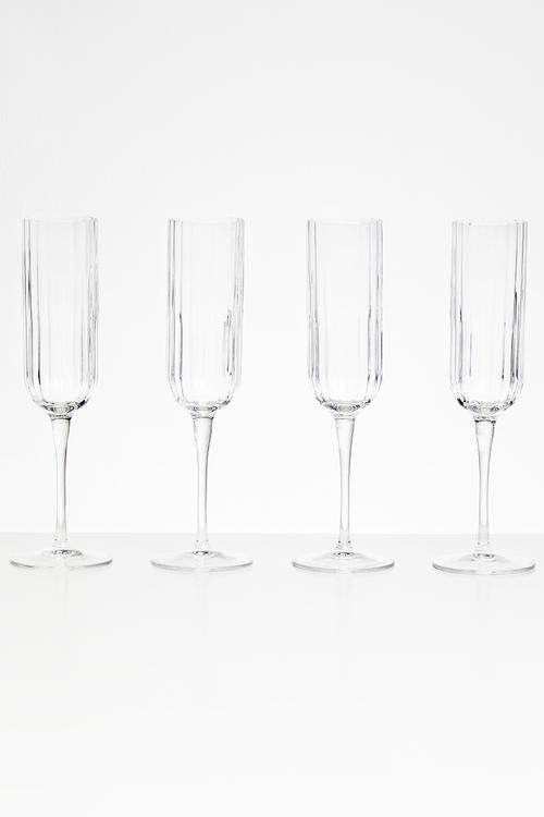 Luigi bormioli bach flute 210 ml 4 pk