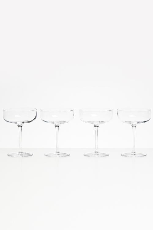 Luigi bormioli sublime saucer champ 300 ml 4 pk