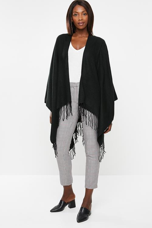 Buttercup poncho - black
