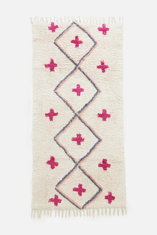 Neela tufted runner - multi