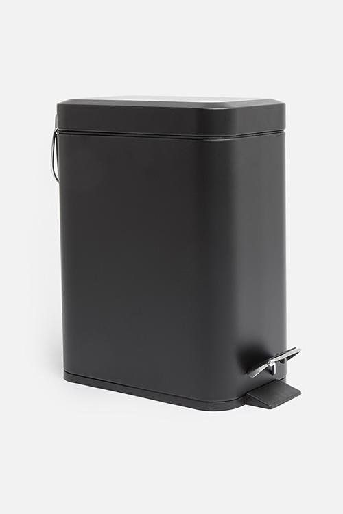 Bathroom 5 L pedal bin - black