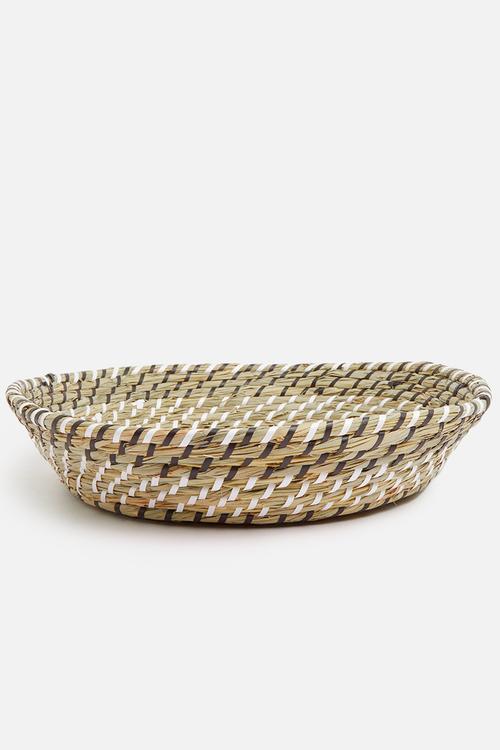 Seagrass fruit basket - black