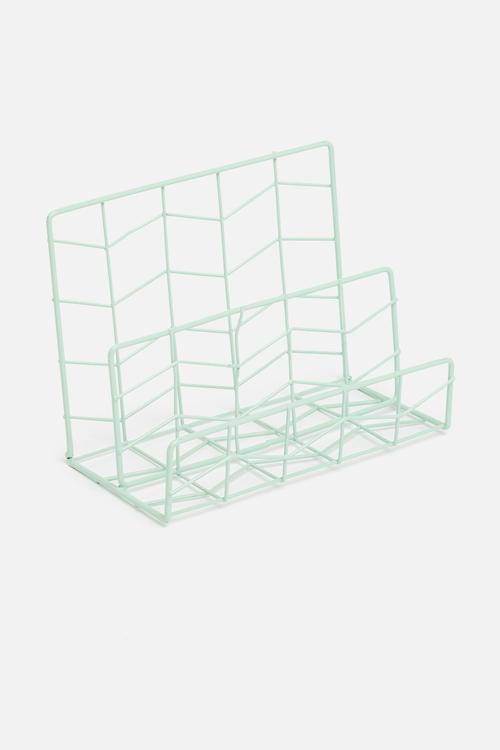 Wire letter sorter - green