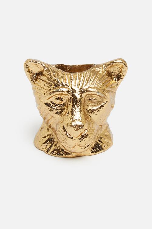 Animal dinner candle holder - bear