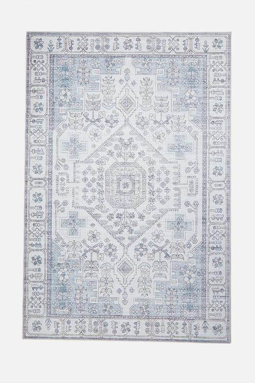 Savanah emblem printed rug - multi