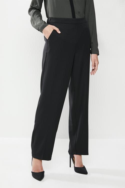 Jazz straight pants - black