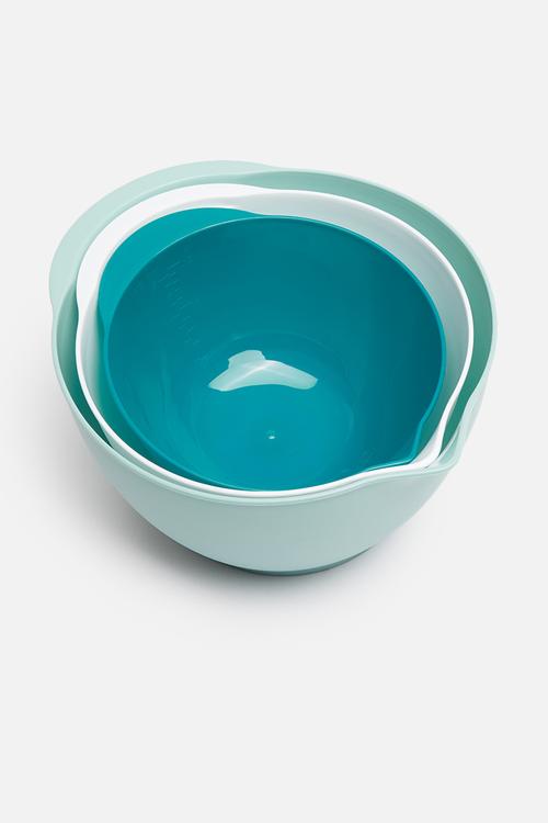 Mixing bowl set - multi blue