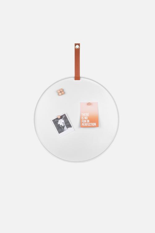 Perky memo board - white