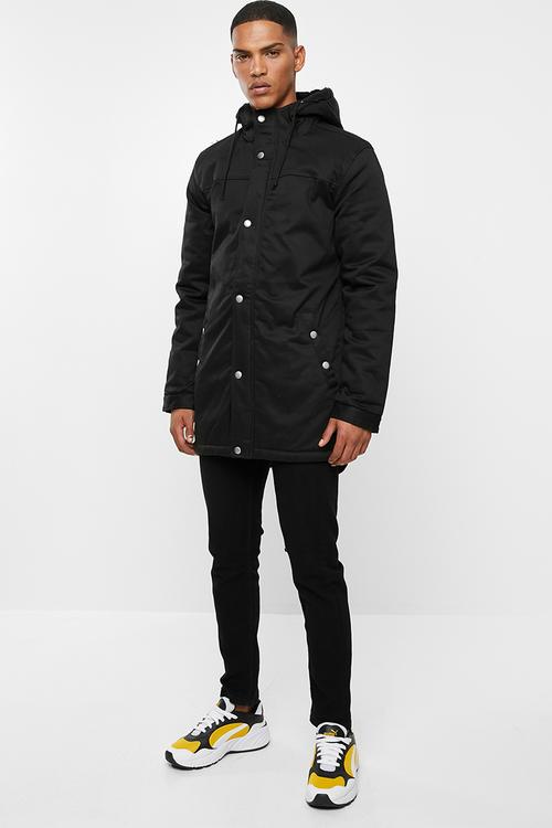 Alex parka jacket - black