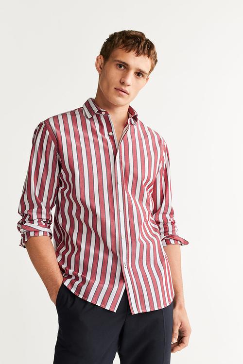 Izaro shirts - red & white