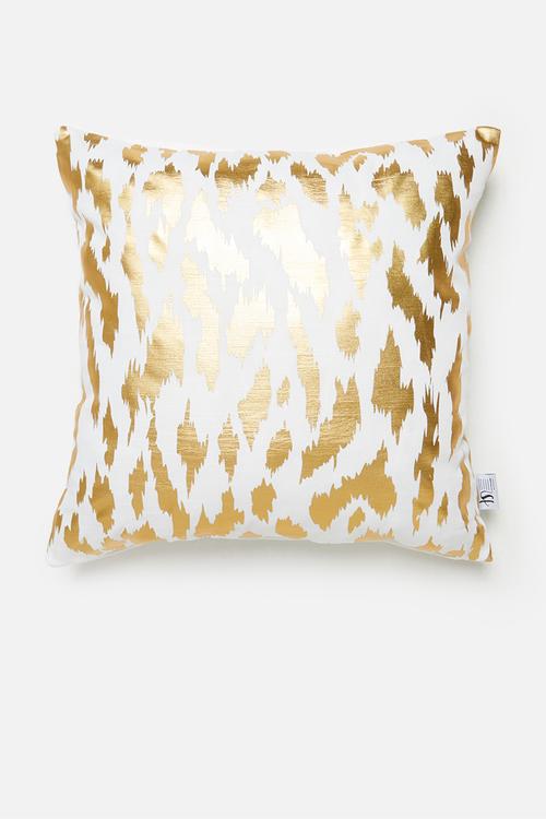 Fierce cushion cover - metallic gold