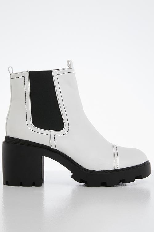 Campbell ankle boot - white