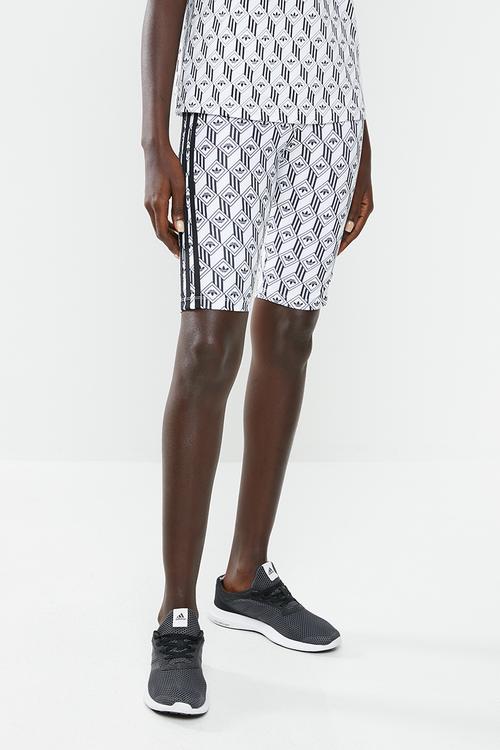 Graphics cycling shorts - black & white