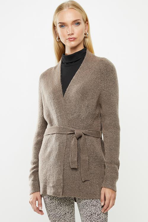 Victus belted cardi - iron