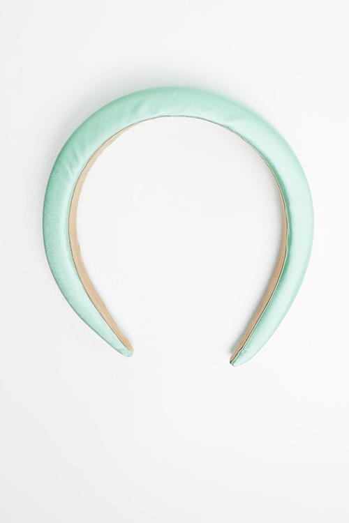 Thick padded Alice band - teal