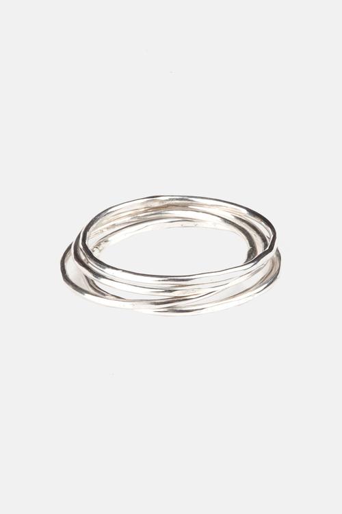 Hammered Stack Rings