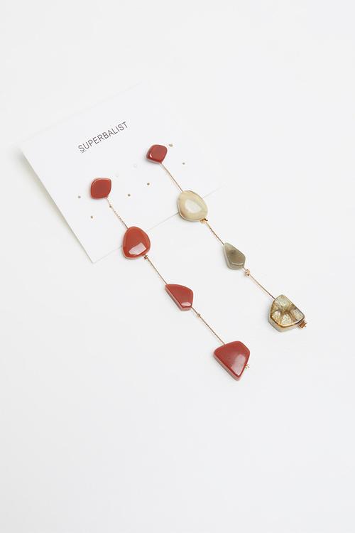 Storm beaded earrings - multi