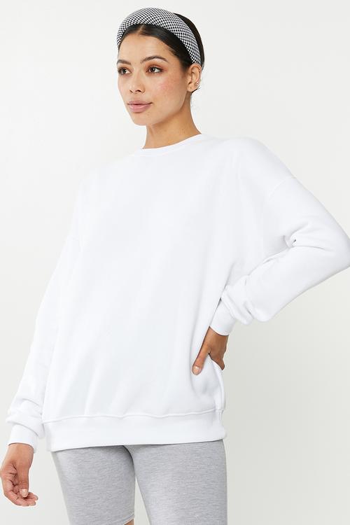 Basic oversized sweat - white