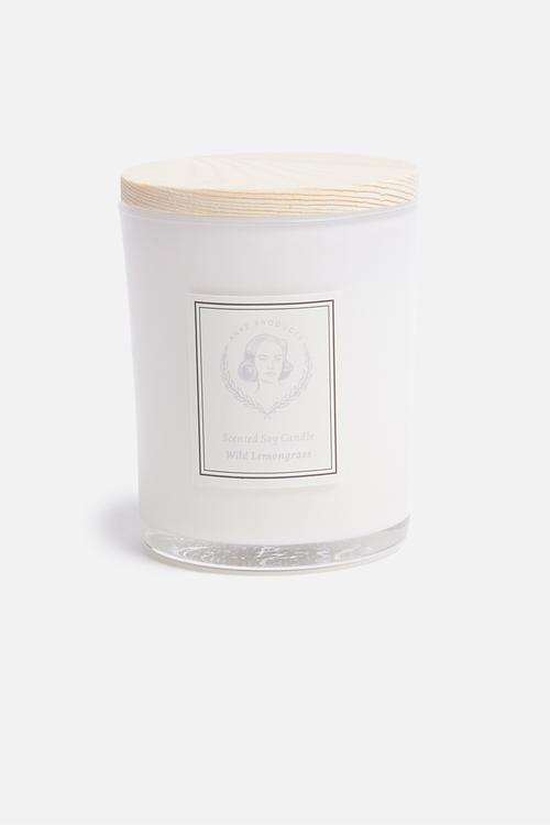 Wild lemongrass soy candle (gift box small)