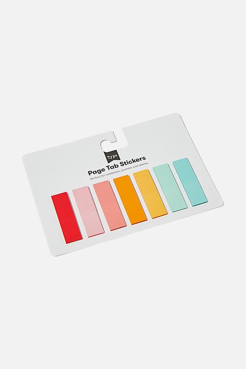 Page tab stickers - rainbow